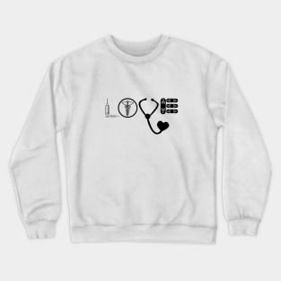 Love Helping People, Nurse Doctor Shirt Crewneck Sweatshirt